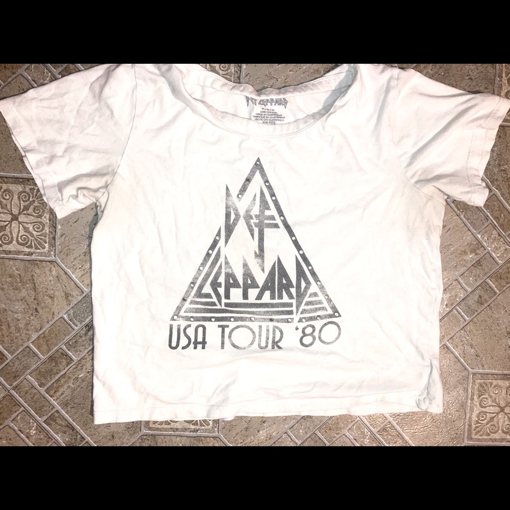 Def Leppard Crop Band T